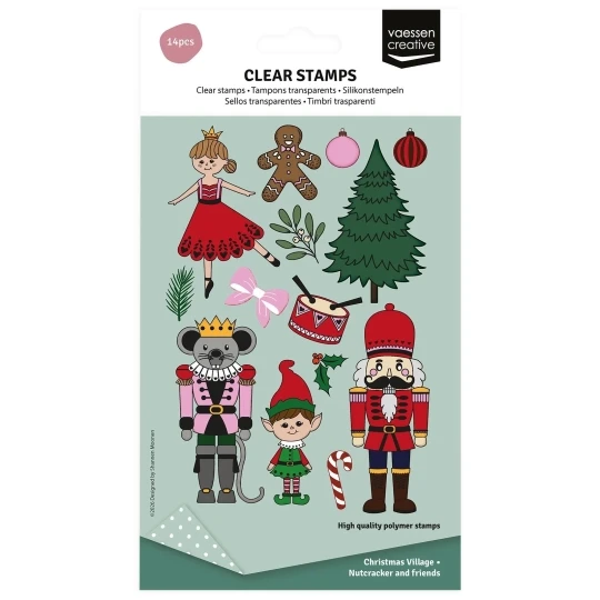 Vaessen Creative, Clear Stamp, Notenkraker & Vrienden A6 - 3625-0618