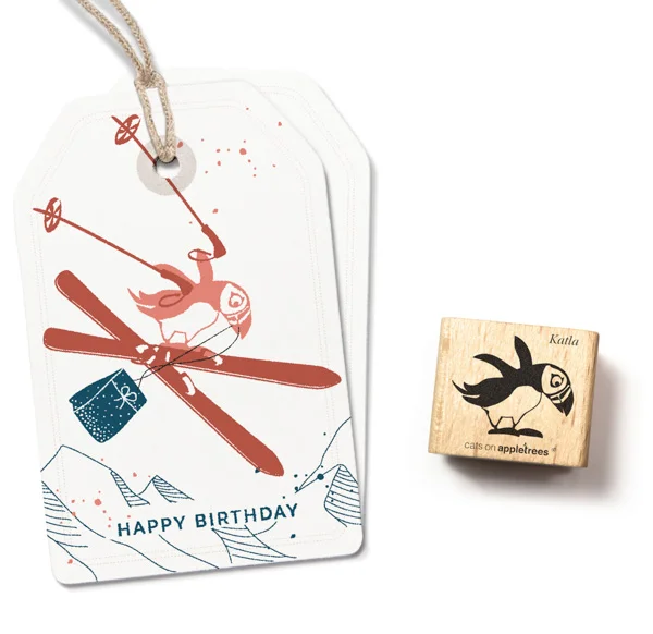 Cats on Appletrees, Stempel, Papegaaiduiker Katla - 27941