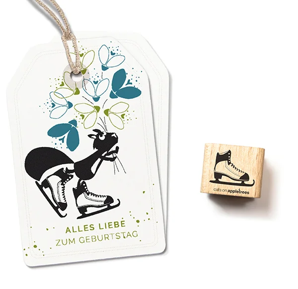 Cats on Appletrees, Stempel, Schaats - 27383