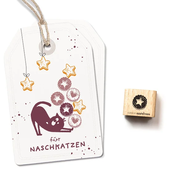 Cats on Appletrees, Ministempel, Jam Cookie, Ster - 28274