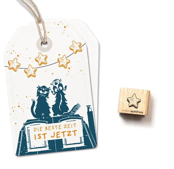 Cats on Appletrees, Ministempel, Kaneel Ster - 28275