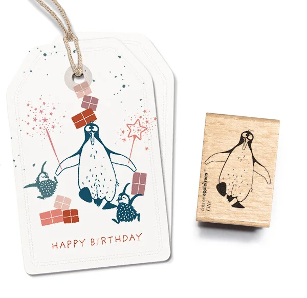 Cats on Appletrees, Stempel, Pinguin Otis - 28330