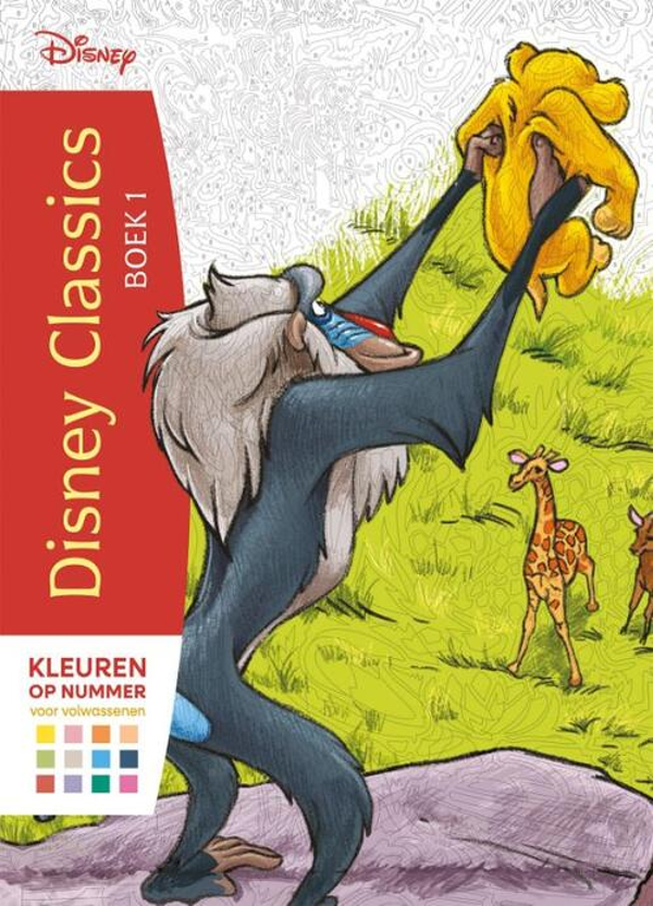 Disney, Kleuren op Nummer voor Volwassenen, Disney Classics Boek 1