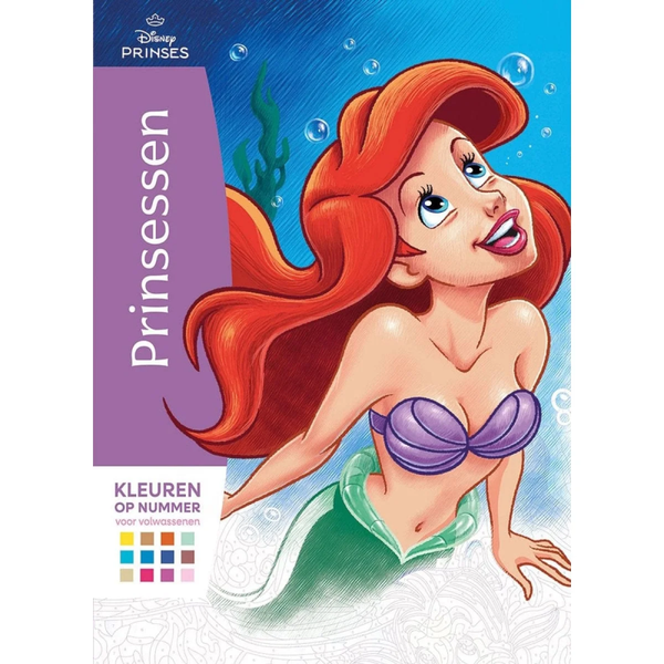 Disney, Kleuren op Nummer voor Volwassenen, Prinsessen
