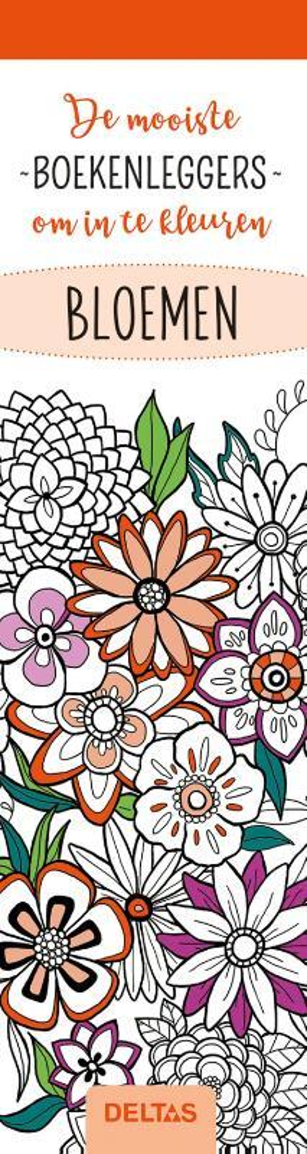 Deltas, De mooiste boekenleggers om in te kleuren, Bloemen