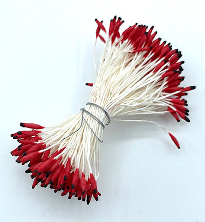 Meeldraden, Mat, Rood/Zwart - 10101-0134