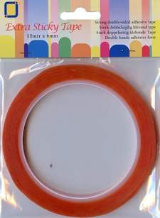 JEJE, Extra Sticky Tape, 6 mm , 10 meter - 3.3186