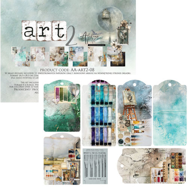 Alchemy of Art, Paperpad, Art 2 , 20 x 20 cm - AA-ART2-08