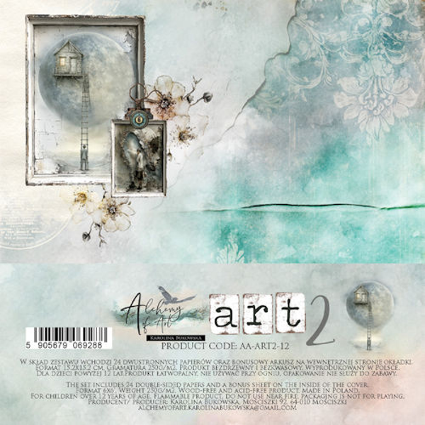 Alchemy of Art, Paperpad, Art 2 , 15x15 cm - AA-ART2-12