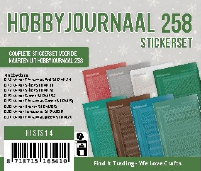 Hobbyjournaal, Stickerset 258 - HJSTS14
