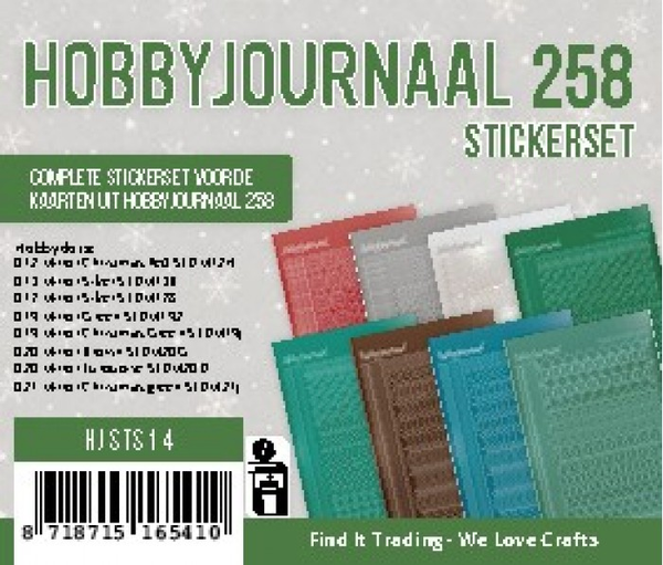 Hobbyjournaal, Stickerset 258 - HJSTS14