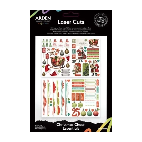 Arden Creative Studio, Christmas Cheer, Laser Cuts, Essentials, by Katie Pertiet - ACSLC0009