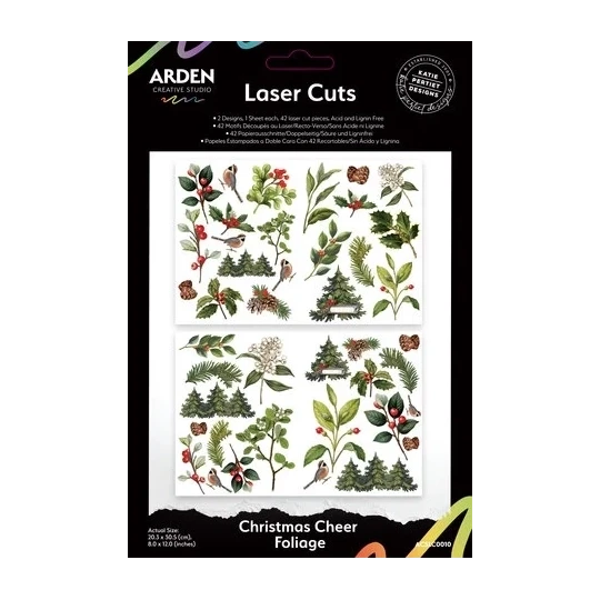Arden Creative Studio, Christmas Cheer, Laser Cuts, Foliage, by Katie Pertiet - ACSLC0010