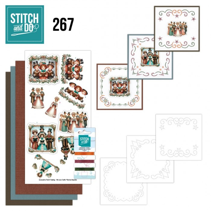 Stitch and Do 267, Berrie's Beauties, Victorian Christmas Tales - STDO267
