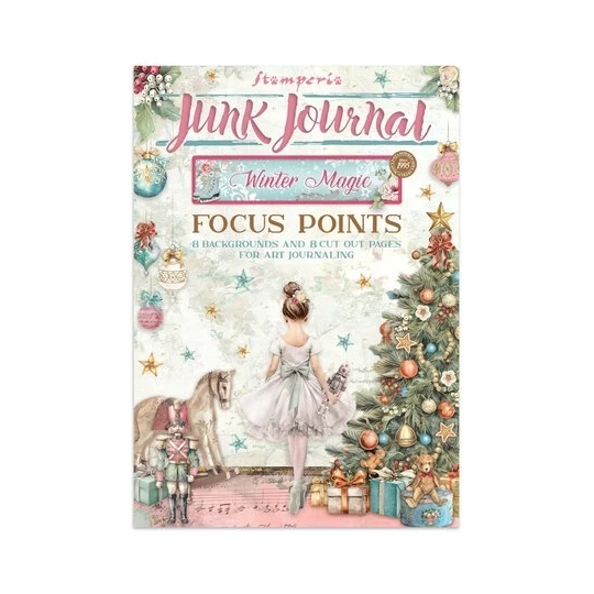 Stamperia, Junk Journal Book, Winter Magic, Focus Points - SBJKS04