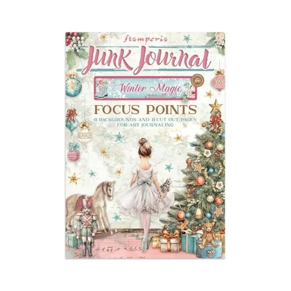 Stamperia, Junk Journal Book, Winter Magic, Focus Points - SBJKS04
