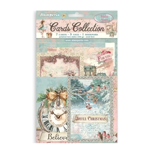 Stamperia, Cards Collection, Winter Magic- SBCARD46