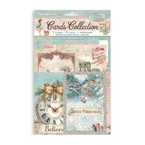 Stamperia, Cards Collection, Winter Magic- SBCARD46