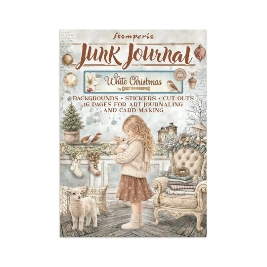 Stamperia, Junk Journal Book, White Christmas - SBJK28