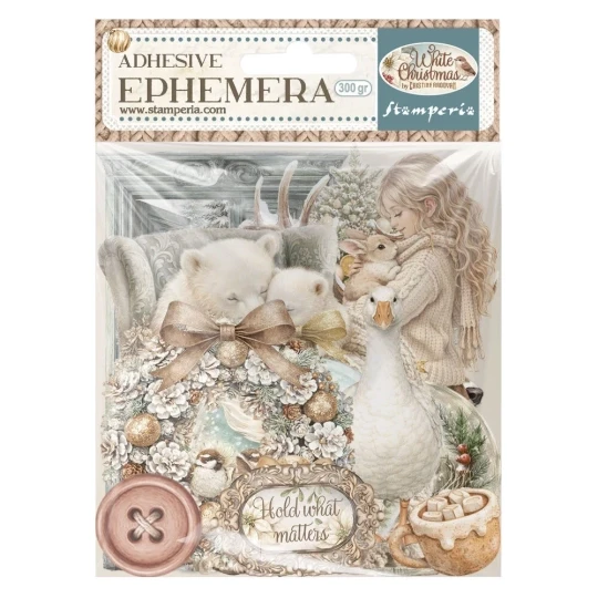 Stamperia, Ephemera, White Christmas - DFLCT89