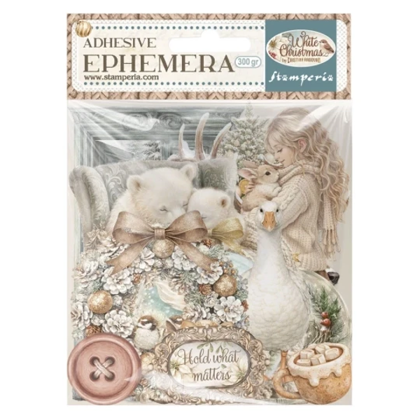 Stamperia, Ephemera, White Christmas - DFLCT89