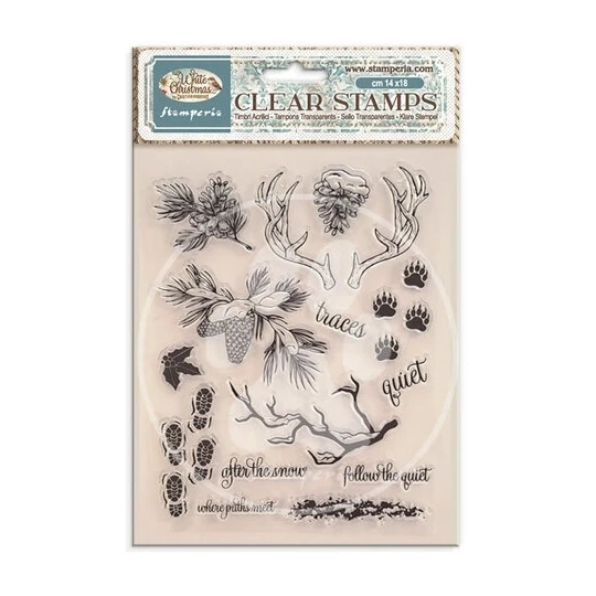 Stamperia, Clear Stamp, White Christmas - WTK245