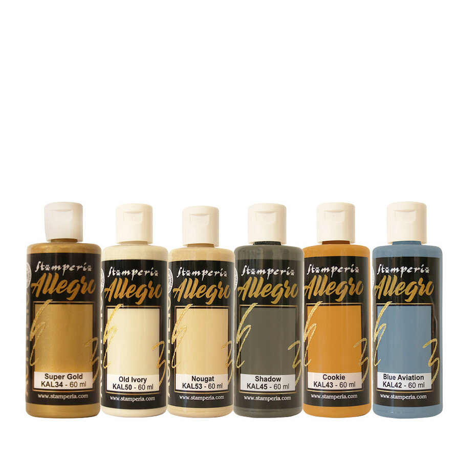 Stamperia, Allegro Paint Kit, White Christmas - KALKIT76