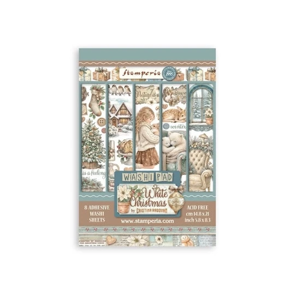 Stamperia, Washi Pad, White Christmas - SBW36