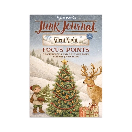 Stamperia, Junk Journal, Silent Night, Focus Points - SBJKS06