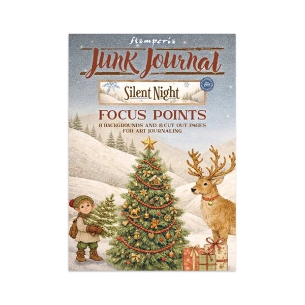 Stamperia, Junk Journal, Silent Night, Focus Points - SBJKS06