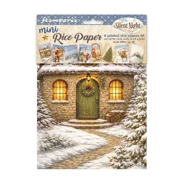 Stamperia, Rice Paper Selection, Silent Night  - DFSA6X09