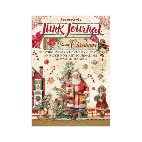 Stamperia, Junk Journal Book, Classic Christmas- SBJK23