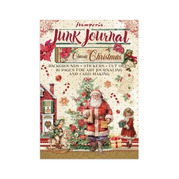 Stamperia, Junk Journal Book, Classic Christmas- SBJK23