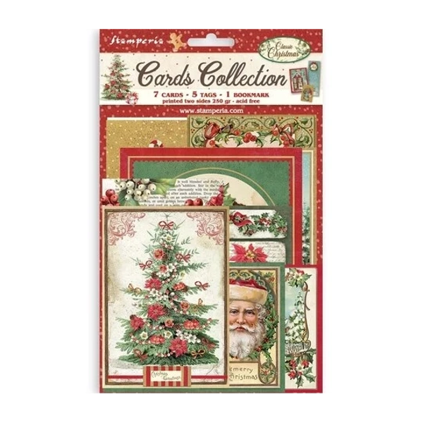 Stamperia, Cards Collection, Classic Christmas- SBCARD45