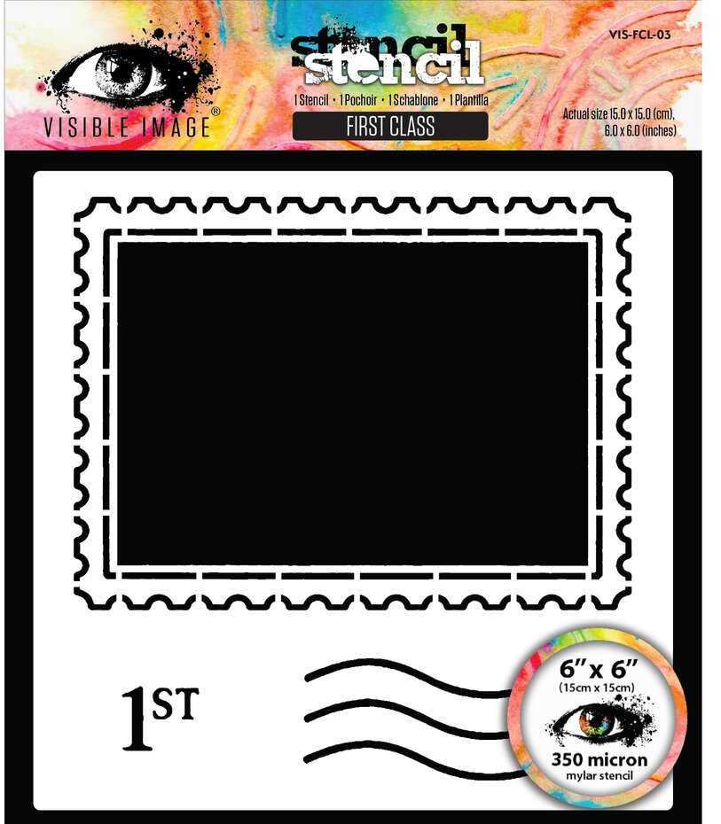 AALL & Create, Stencil, Christmas Wrapped Up, First Class - VIS-FCL-03