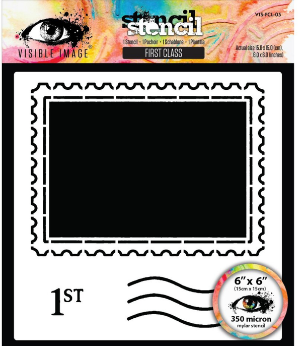 AALL & Create, Stencil, Christmas Wrapped Up, First Class - VIS-FCL-03