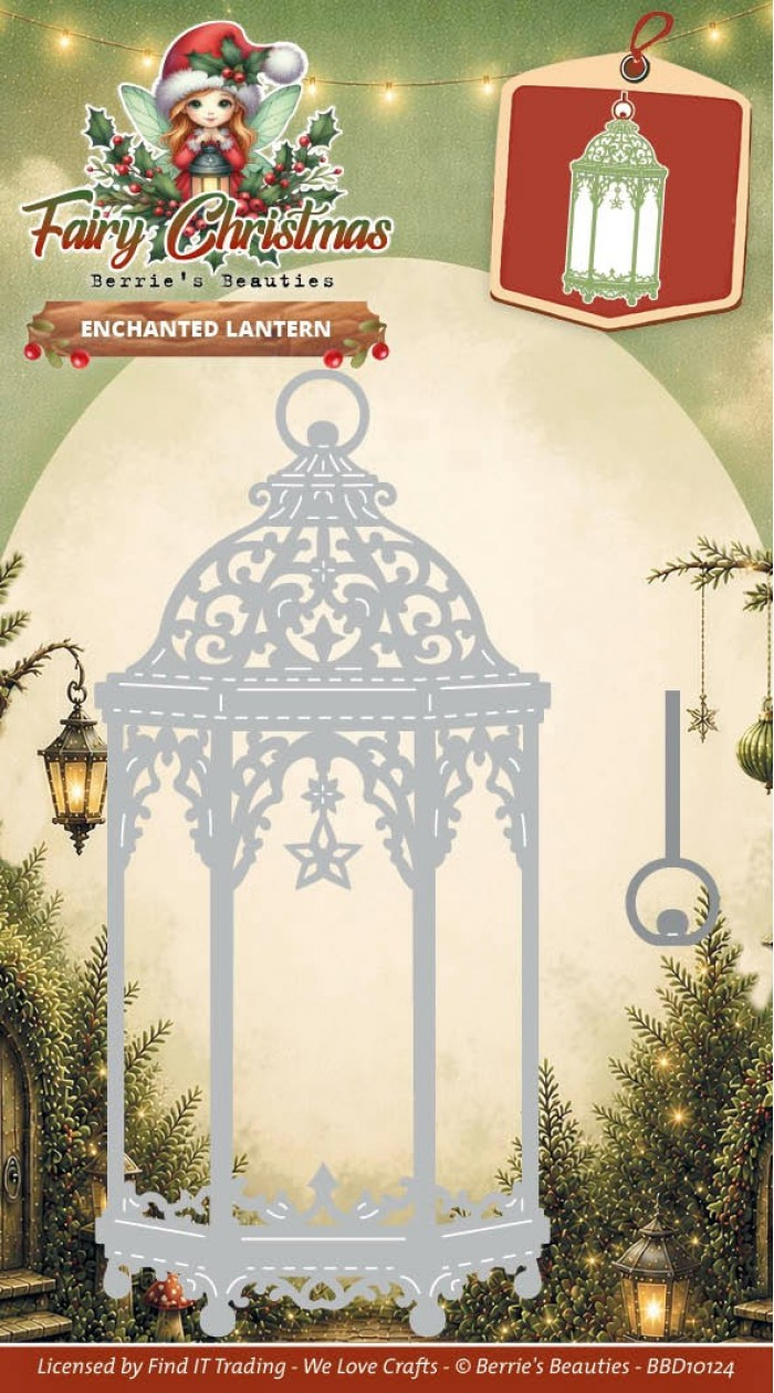 Berrie's Beauties, Snijmal, Fairy Christmas, Enchanted Lantern - BBD10124
