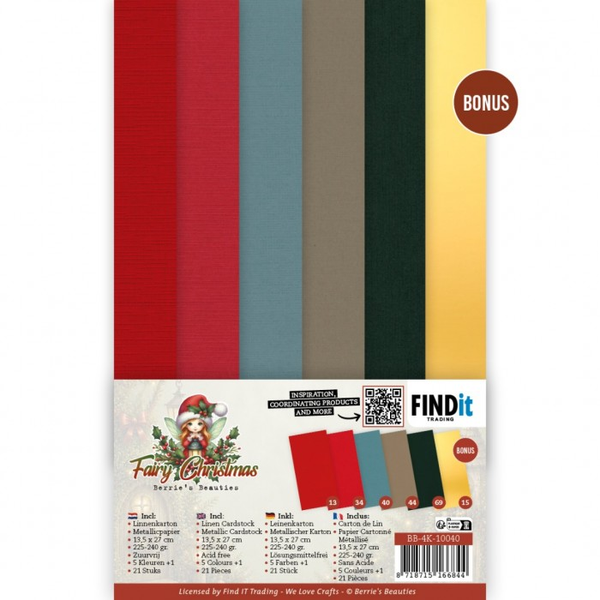 Berrie's Beauties, Linnenpakket , Fairy Christmas , 4K - BB-4K-10040