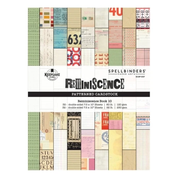 Spellbinders, KeepSake Studio by Esther Glas, Reminiscence Book 10 - SCSP-037