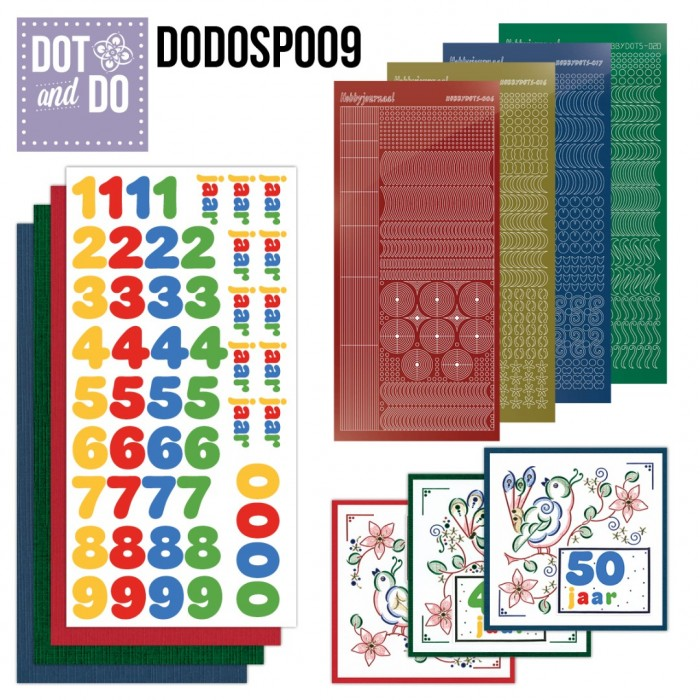 Dot and Do, Special Set 9, Birthday Birds and Flowers - DODOSP009