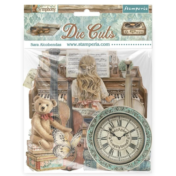 Stamperia, Die Cuts, Symphony - DFLDC136