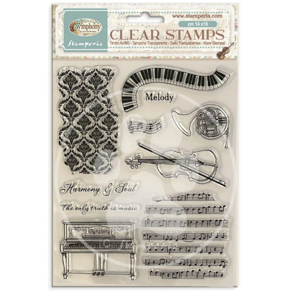 Stamperia, Clear Stamp, Symphony - WTK243
