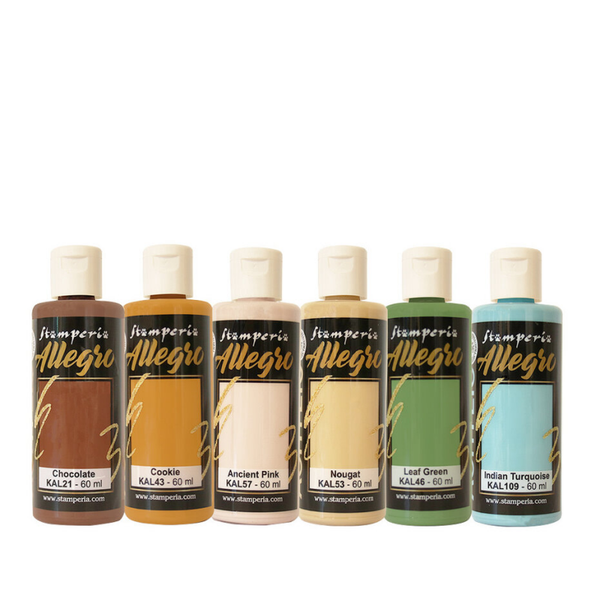 Stamperia, Allegro Paint Kit, Symphony, 6 pcs - KALKIT74
