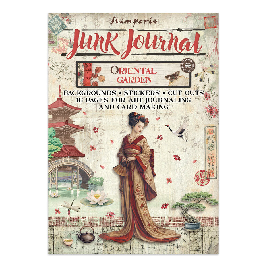 Stamperia, Junk Journal, Oriental Garden - SBJK26