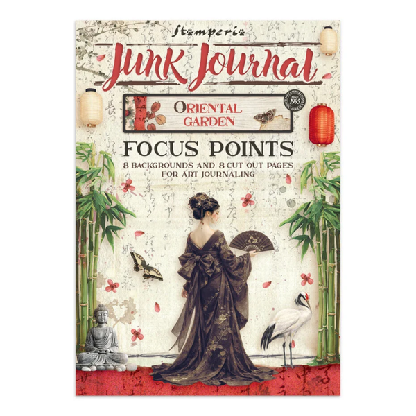 Stamperia, Junk Journal, Oriental Garden, Focus Points - SBJKS05