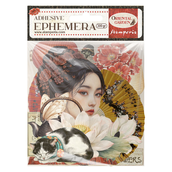 Stamperia, Ephemera, Oriental Garden  - DFLCT87