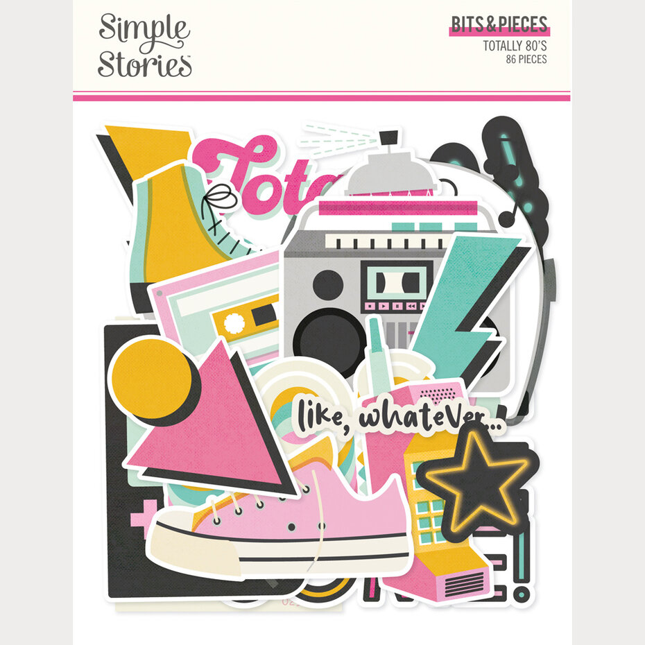 Simple Stories, Totally 80's, Bits & Pieces - 26709