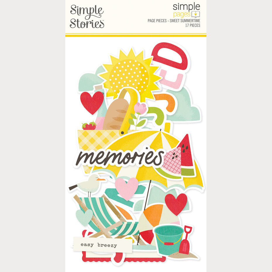 Simple Stories, Sweet Summertime, Page Pieces - 26825
