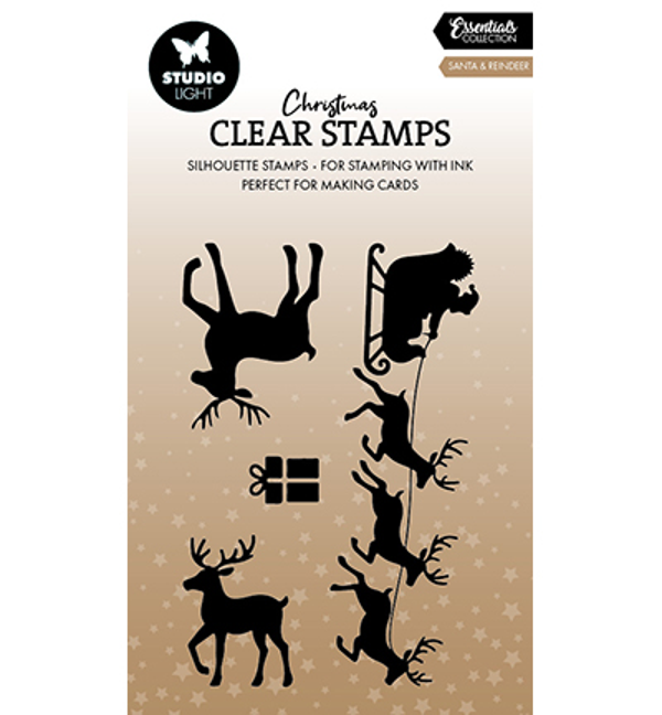 Studiolight, Clear Stamp, Essentials, Santa & Reindeer - SL-ES-STAMP855