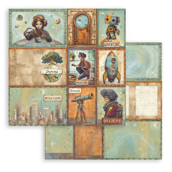 Stamperia, Scrapbookvel, A New Beginning, Mixed Cards - SBB1135